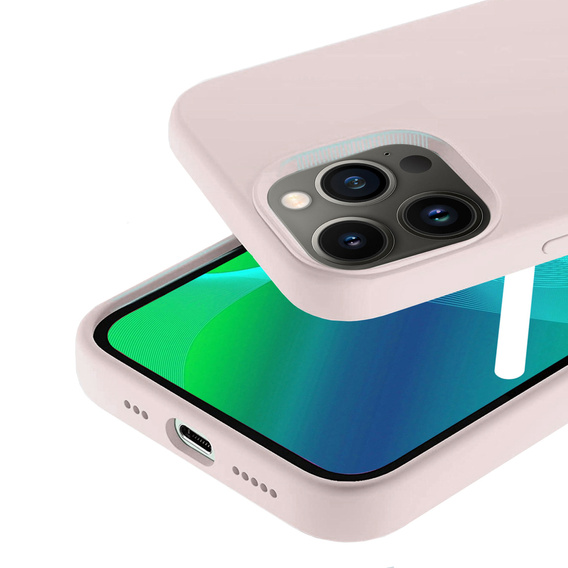 Θήκη για iPhone 14 Pro Max, Silicone Lite, ροζ
