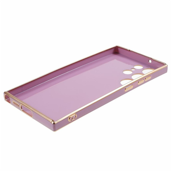 Θήκη για Samsung Galaxy S24 Ultra, Glamour CamShield, μωβ