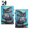 Θήκη για Samsung Galaxy Tab A7 Lite, με πτερύγιο, owl