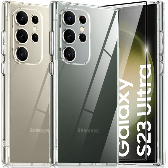 Θήκη για Samsung Galaxy S23 Ultra, Premium Armor Slim, διαφανής