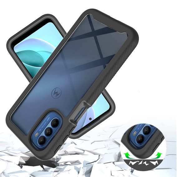 Θήκη για Motorola Moto G31/G41, Shockproof, με μεμβράνη, μπλε