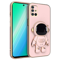 Θήκη για Samsung Galaxy M51, Astronaut, ροζ rose gold