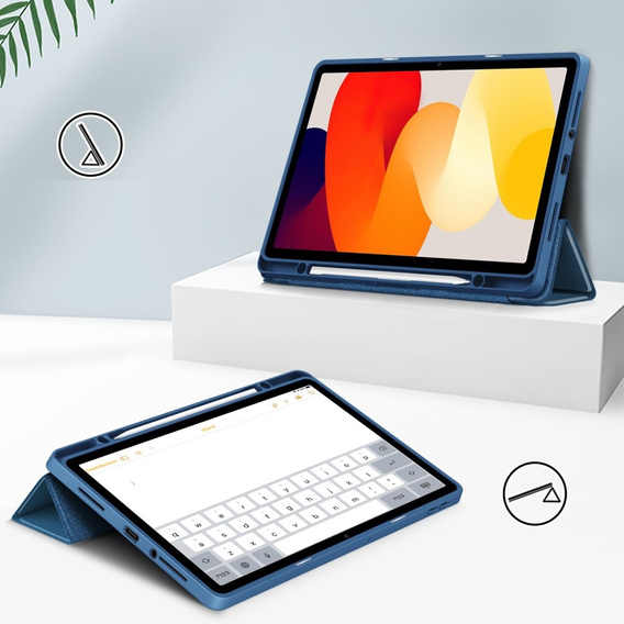 Θήκη για Xiaomi Redmi Pad SE 11", Smartcase Hybrid, με χώρο για γραφίδα, μπλε