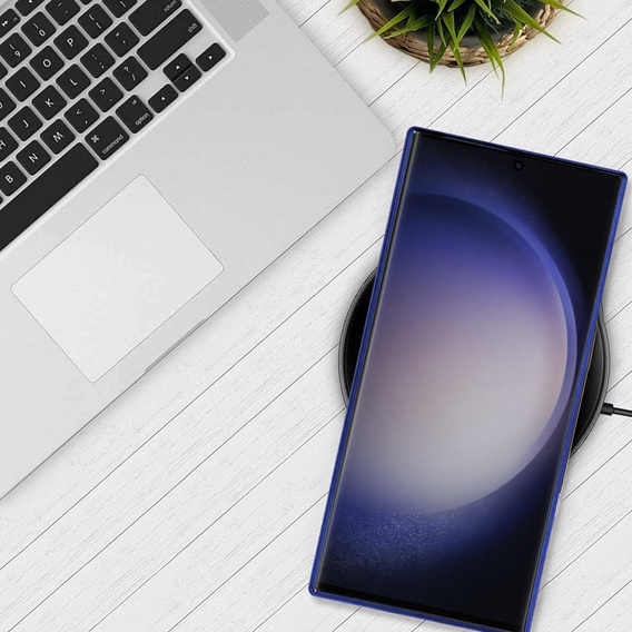 Θήκη για Samsung Galaxy S23 Ultra, MagSafe Hybrid, σκούρο μπλε
