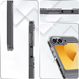 Θήκη για Samsung Galaxy Z Flip7 FE / Z Flip6, Fusion Hybrid, διαφανής