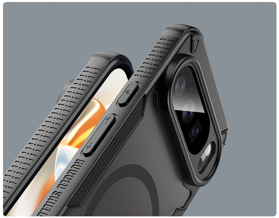 Θωρακισμένη θήκη για το Google Pixel 10 Pro, για MagSafe, ματ, μαύρο