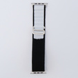 Λουράκι νάιλον για Apple Watch 1/2/3/4/5/6/7/8/SE/ULTRA 42/44/45/49mm, μαύρη / λευκή