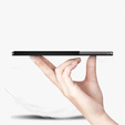θήκη για το Samsung Galaxy Tab S6 Lite Tri-fold, Magnetic smartcase, μαύρη