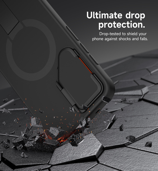 Θήκη Suritch Shockproof με βάση και MagSafe για Samsung Galaxy S25 FE