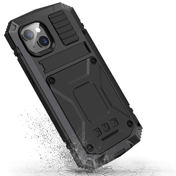 Θωρακισμένη θήκη για iPhone 14, R-JUST, μαύρη