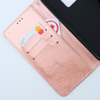 Θήκη με πτερύγιο για Xiaomi 13T / 13T Pro, Mandala, ροζ rose gold