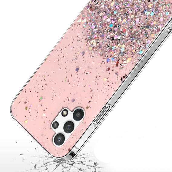 Θήκη για Samsung Galaxy A32 4G, Glittery, ροζ