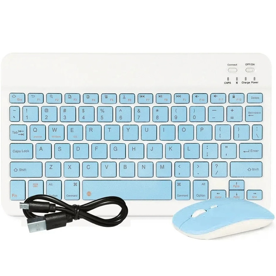 Θήκη + πληκτρολόγιο Apple iPad Pro 11" 5 gen. 2024, Leather Pen Slot TouchPad, μαύρη