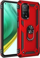 θωρακισμένη θήκη για Xiaomi Mi 10T/Mi 10T Pro, Nox Case Ring, κόκκινη