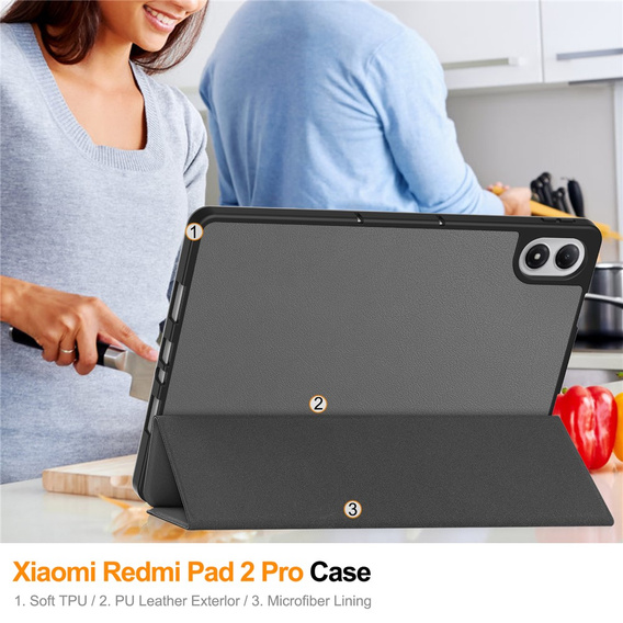 Θήκη με καπάκι Smartcase για Xiaomi Redmi Pad 2 Pro