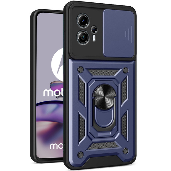 Θήκη για Motorola Moto G13 / G23, CamShield Slide, μπλε
