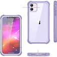 Θήκη για iPhone 11, Dexnor Full Body Rugged, διαφανής / βιολετί