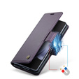 CASEME flip case για Samsung Galaxy Z Fold6 5G, Litchi Wallet, μωβ