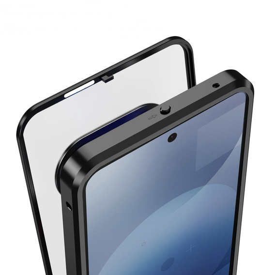 Θήκη για Nothing Phone 3A, Frame Case, μαύρη