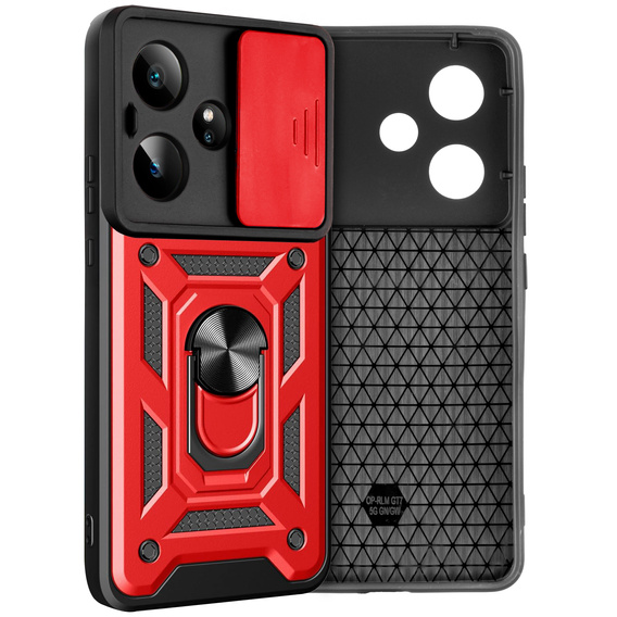Θήκη για Realme GT 7 / 7T, CamShield Slide, κόκκινη