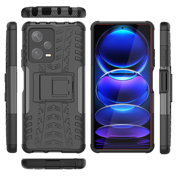 Θήκη για Xiaomi Redmi Note 12 Pro+ 5G, Tire Armor, μαύρη