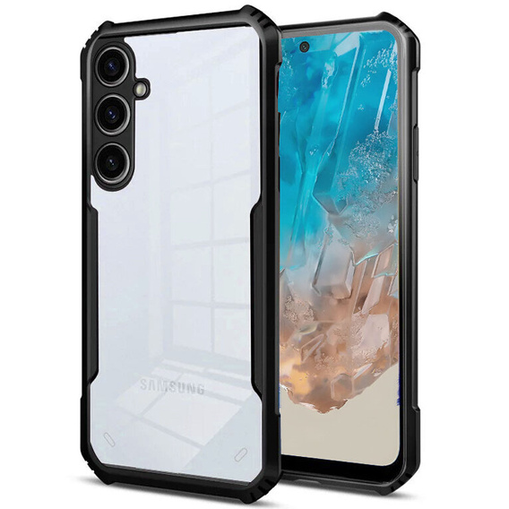 Θήκη για Samsung Galaxy M35, AntiDrop Hybrid, μαύρη