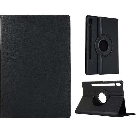 Θήκη για Samsung Galaxy Tab S9 / S8 TB330FU 10.95", Περιστρεφόμενη 360, μαύρη