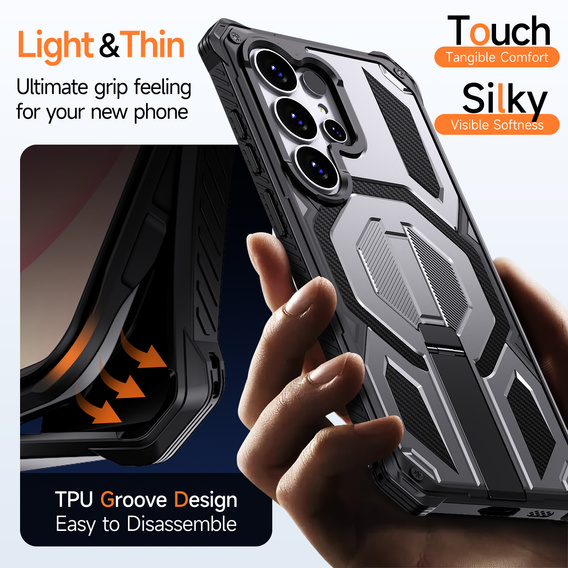 Προστατευτική θήκη με βάση συμβατή με MagSafe για Samsung Galaxy S26 Ultra