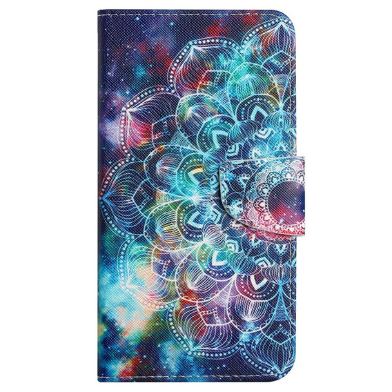 Θήκη με πτερύγιο για Xiaomi Redmi 13C / Poco C65, Wallet, Starry Mandala, μπλε