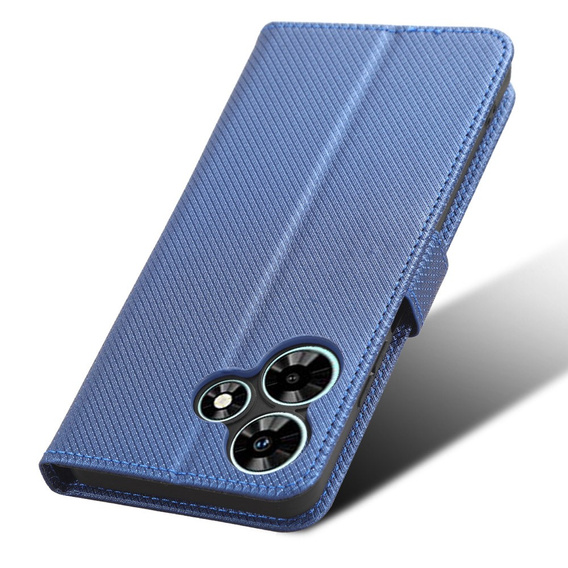 Θήκη με πτερύγιο για Infinix Hot 30, Wallet Smart Magnet, μπλε