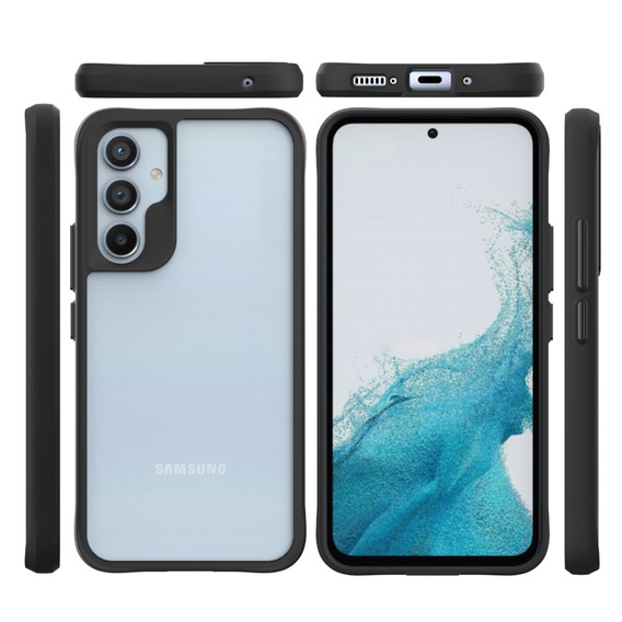 Θήκη για Samsung Galaxy A54 5G, Fusion Hybrid, διαφανής / μαύρη