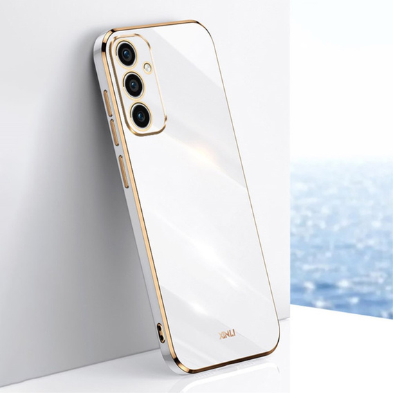 Θήκη για Samsung Galaxy A55 5G, Glamour CamShield, λευκή