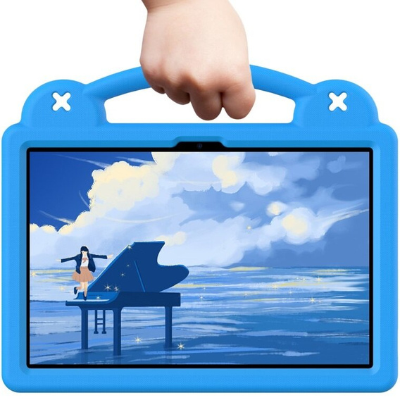 Παιδική θήκη για Lenovo Tab M11, Cute Patterns, με βάση, μπλε