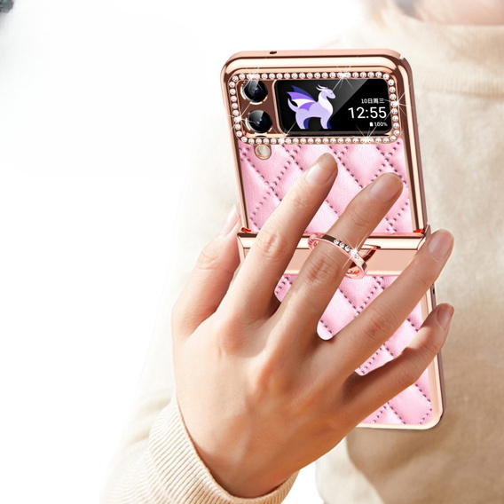Θήκη για Samsung Galaxy Z Flip 4 5G, Rhombus Grid