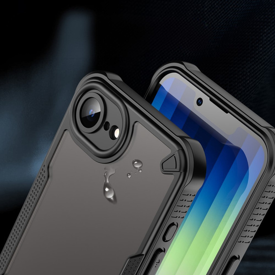Θήκη για Iphone 16E, Armor Frosted Case, μαύρη