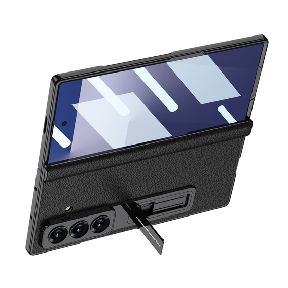 Θήκη GKK με γυαλί και βάση στήριξης για Samsung Galaxy Z Fold7 5G