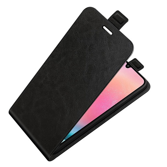 Θήκη με πτερύγιο για Samsung Galaxy A25 5G, Flip, μαύρη