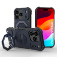Θήκη για iPhone 17 Pro Max, για MagSafe, θωρακισμένη με βάση, μπλε