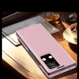 Αναδιπλούμενη θήκη για Samsung Z Fold6 5G, Smart View Wallet, ροζ