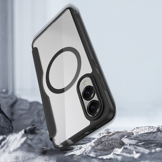 Dux Ducis Θήκη για Samsung Galaxy S25 Edge, Skin X Pro, MagSafe, μαύρη