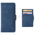 Θήκη με πτερύγιο για Vivo Y19s, Card Slot, σκούρο μπλε