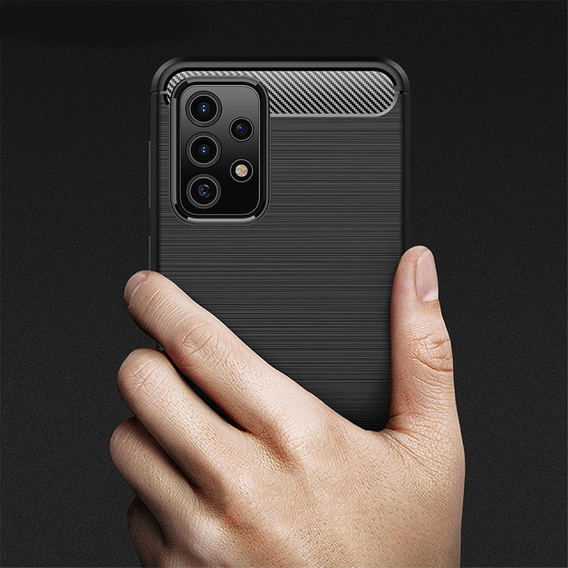 Θήκη για Samsung Galaxy A13 4G, Carbon, μαύρη
