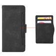 Θήκη με πτερύγιο για Xiaomi Poco F7 Pro, Card Slot, μαύρη