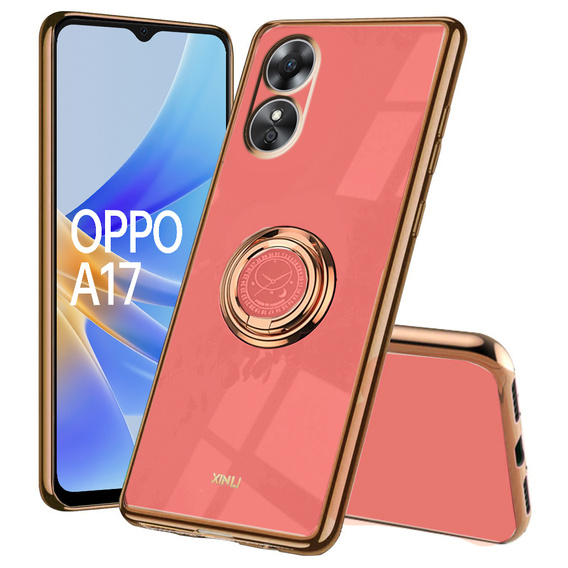 Θήκη για Oppo A17, Electro Ring, κόκκινη