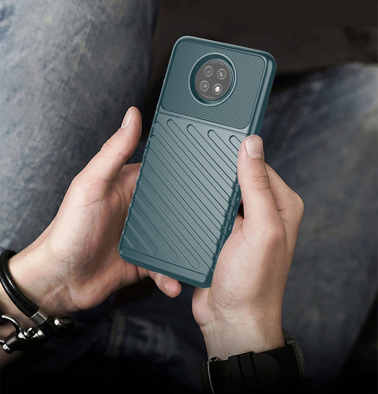 Θήκη για Xiaomi Redmi Note 9T 5G, Thunder, πράσινη