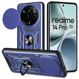 Θήκη για Realme 14 Pro 5G, CamShield Slide, μπλε
