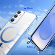Θήκη για Samsung Galaxy S25, Electro MagSafe, μπλε + κορδόνι