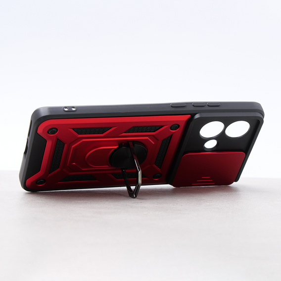 Θήκη για Motorola Edge 40 Neo, CamShield Slide, κόκκινο