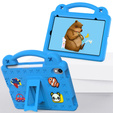 Παιδική θήκη για iPad mini 8.3" 2021 (6 gen.) / iPad mini 8.3" 2024 (7 gen.), Cute Patterns, με βάση, μπλε