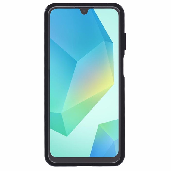θήκη για το Samsung Galaxy A16, Magnetic Dual Glass, μαύρη